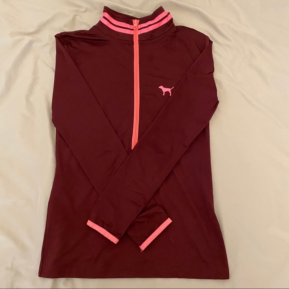 Half-zip PINK Sweater